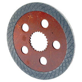 Introducing the Sparex Brake Friction Disc, a 178mm circular metal and textured material disc featuring six holes and a central gear-like hole with Splines 23, designed for industrial applications.
