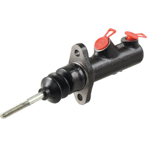 A cylindrical Brake Master Cylinder (Sparex Part No. S.42266) with mounting flanges, threaded rod, and two capped ports, perfect for your Massey Ferguson vehicle. This precision replacement part demonstrates Sparex's quality craftsmanship you can trust.
