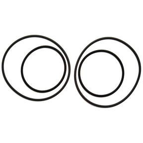 The image shows the Brake O Ring Kit, Case IH by Sparex (Part No. S.57303), featuring four black circular rubber gaskets of different sizes arranged in pairs, compatible with International Harvester and Case IH machinery.