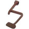 A Brake Pedal (RH) by Sparex, part number S.42594, featuring a checkered footpad and a top-mounted bracket, reminiscent of Deutz-Fahr AGROTRON tractor components.