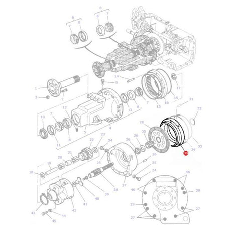 Brake Piston - 3617620M4 - Massey Tractor Parts