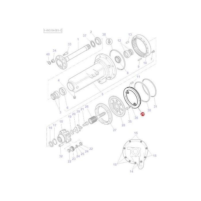 Brake Piston - 3790282M5 - Massey Tractor Parts
