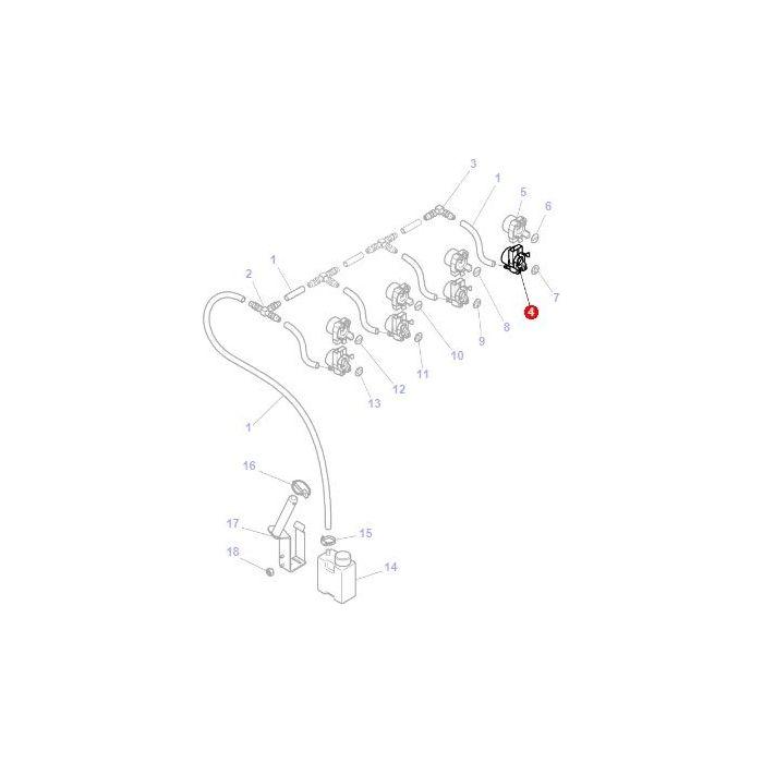 Breather Oil Recovery - 4355900M2 - Massey Tractor Parts