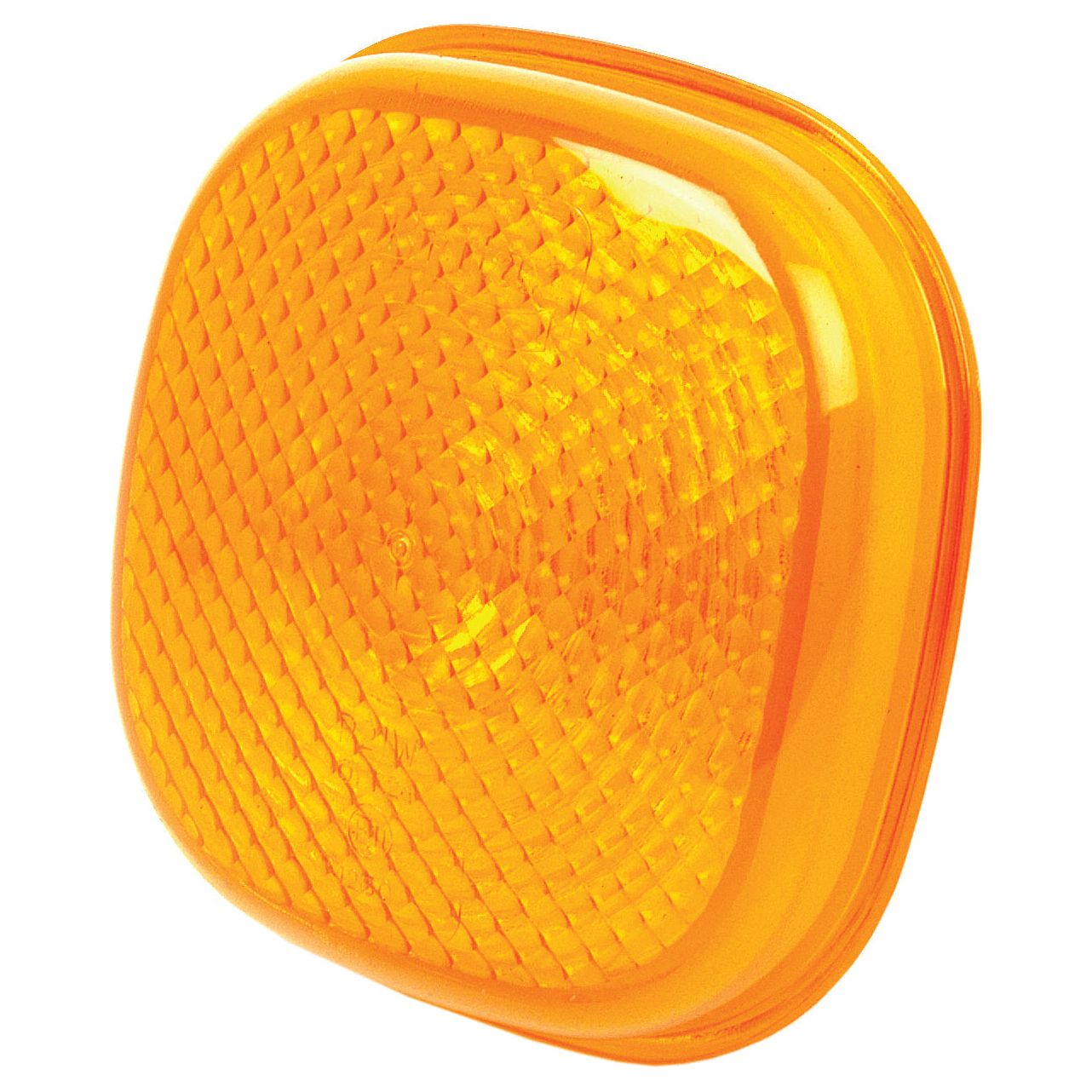 A close-up of the Sparex Replacement Lens (Part No. S.22401) featuring a durable polycarbonate, orange, hexagonal-patterned reflector designed to fit models S.13095, S.13096 & S.20471.