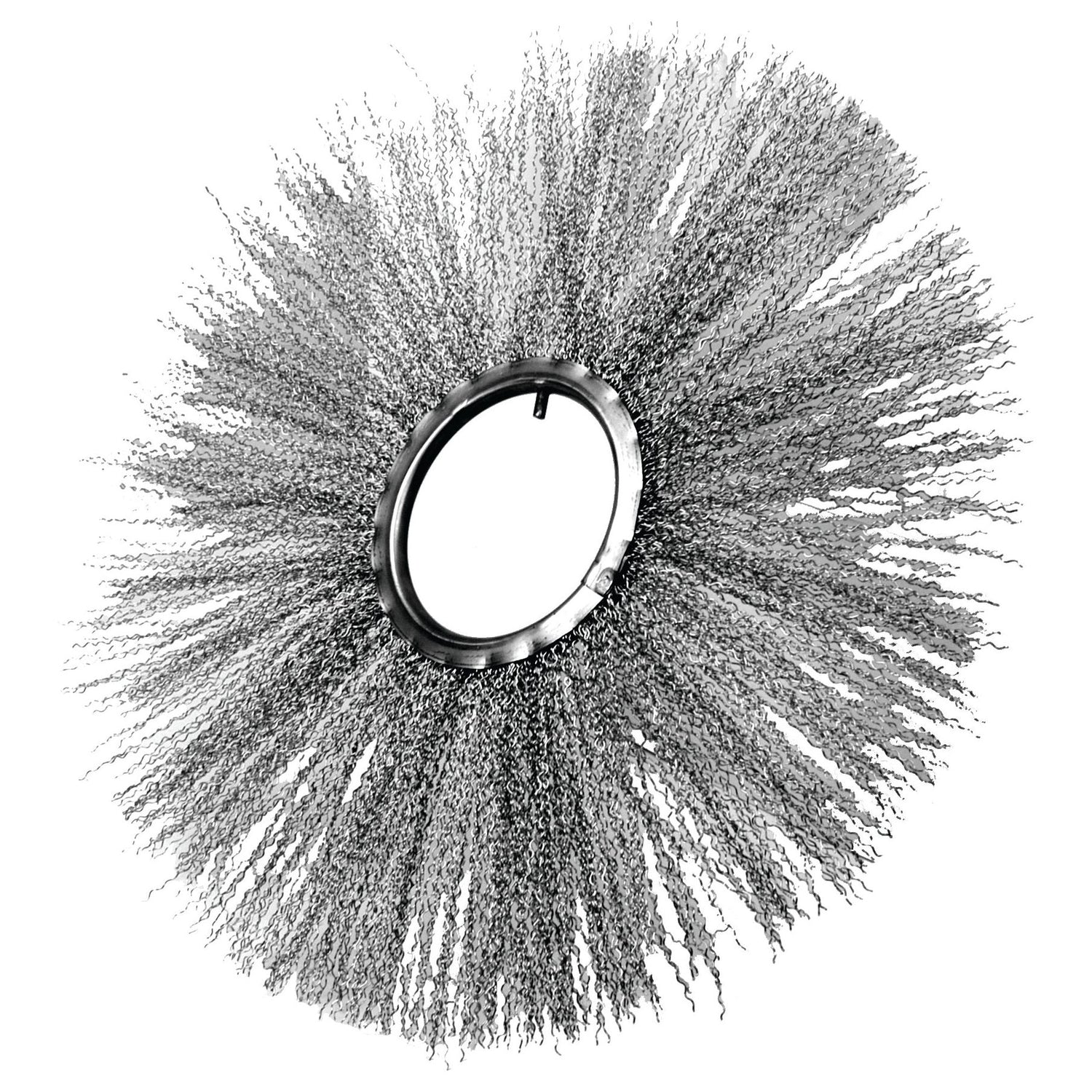 A flat wire brush section with thin metal bristles radiating outward from a central hub, compatible with the S0081 and branded as Sparex (Sparex Part No.S.59778: 610mm x 178mm).