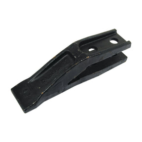 A black metal Bucket Tooth, specifically a Centre Tooth, designed as a replacement for Fermec and Massey Ferguson excavators (to fit as 1462201M1), featuring two bolt holes for quick and secure attachment with fasteners. This product is marketed under the Sparex brand with the part number S.59753.