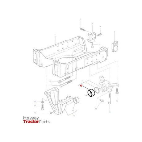 Massey Ferguson Bush - 3384093M1 | OEM | Massey Ferguson parts | Axles & Power Transmission-Massey Ferguson-4WD Parts,Axle Differentials & Components,Axles & Power Train,Farming Parts,Front Axle & Steering,Tractor Parts