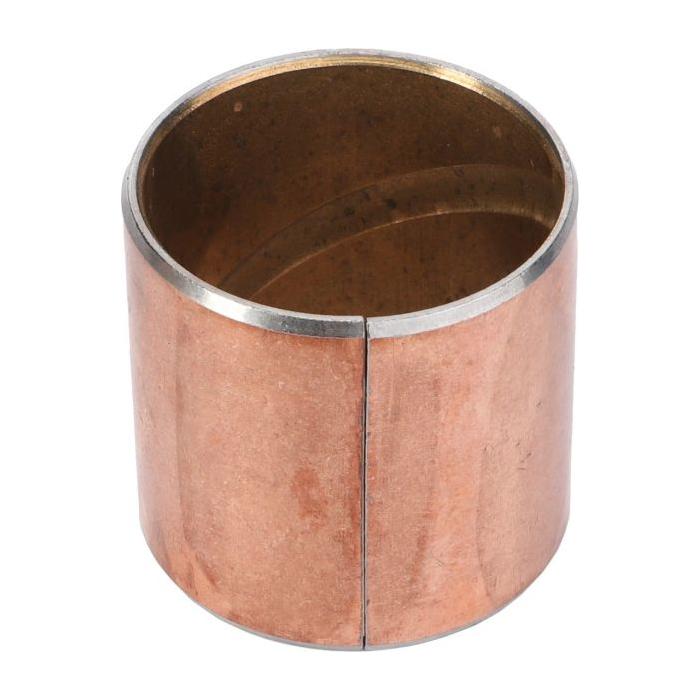 The Massey Ferguson - Bush Half Axle - 882327M1 by AGCO is a copper cylindrical sleeve featuring a vertical seam, ideal for use in Massey Ferguson tractor components.