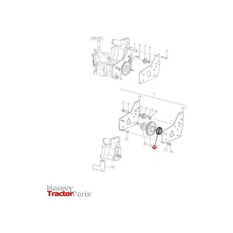 Massey Ferguson Bush - 1661237M1 | OEM | Massey Ferguson parts | Hydraulic Pumps-Massey Ferguson-4WD Parts,Axles & Power Train,Bushings,Drive Shafts & Gears,Farming Parts,Front Axle & Steering,Tractor Parts