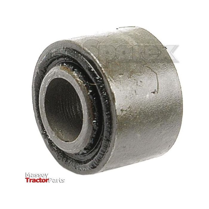A metal tractor part, labeled "Sparex Bush | Sparex Part No.S.42652," with an outer cylindrical shape and an inner ring, resembling an Anti Vibration Bush, is placed against a white background.