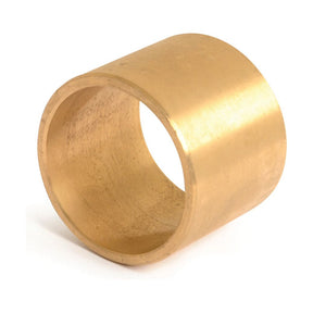 The Spindle Bush by Sparex, also known as Sparex Part No. S.62276, is a cylindrical brass bushing with a smooth exterior and hollow interior, making it ideal for use in tractor components like the king pin assembly.