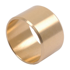 A spindle bush, Sparex Part No. S.7777, crafted with a smooth, polished brass surface, is compatible with Sparex and designed for use in John Deere and Case IH machinery.
