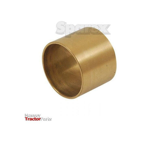 An axle pivot pin bush - S.67591 from Sparex, featuring a cylindrical brass design, is displayed against a white background. The branding "Sparex" and the term "Massey Tractor Parts" are partially visible along with the number "67590.