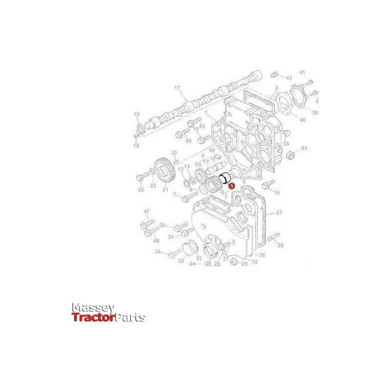 Massey Ferguson Bush Timing Gear - 731033M1 | OEM | Massey Ferguson parts | Timing Gears & Components-Massey Ferguson-Engine & Filters,Engine Parts,Farming Parts,Timing Components,Tractor Parts