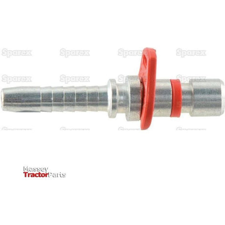 Close-up image of a CEJN WEO Hose Insert featuring a red rubber ring, labeled "Massey Tractor Parts" and watermarked with "Sparex." This product is referred to as the WEO Hose Insert - Ref. 147100404 and has the Sparex Part No. S.151481.