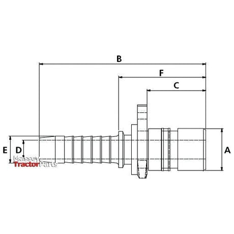 WEO Hose Insert - Ref. 147100606
 - S.139459 - Farming Parts