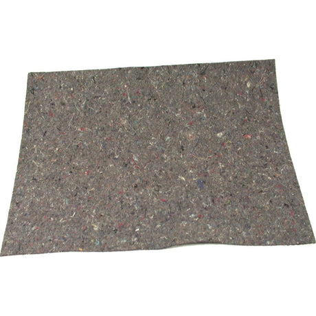 A rectangular piece of gray felt with colorful flecks woven throughout, ideal for various craft projects, from the Sparex CLEANING RAGS-415 PCS BOX-GREY - S.31571 collection.