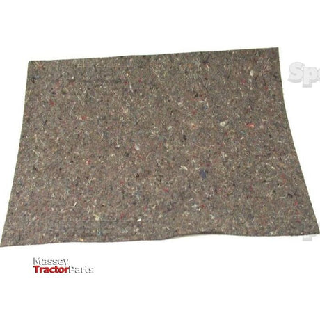A rectangular piece of Sparex CLEANING RAGS-415 PCS BOX-GREY - S.31571 fabric is displayed on a plain background with "Massey Tractor Parts" text in one corner, highlighting its suitability for various machinery applications.