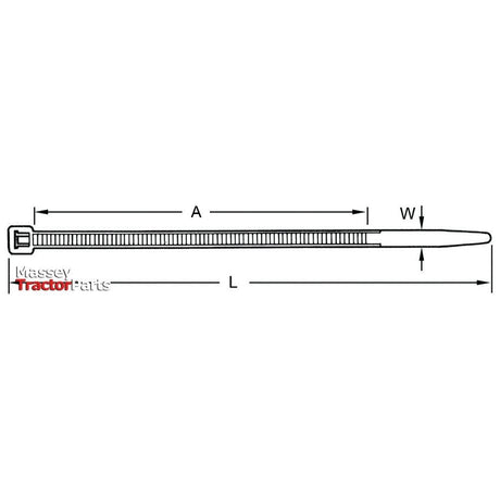 Cable Tie - Non Releasable, 370mm x 13.1mm
 - S.8463 - Massey Tractor Parts