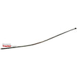 A curved dipstick used for measuring oil levels in machinery, labeled "Massey Tractor Parts" on the side, comes with a Sparex cable tie - releasable and measuring 770mm x 8.6mm (Sparex Part No. S.6330) for convenient securing.