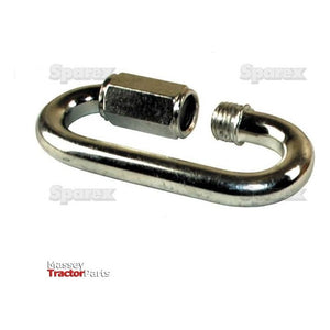 A Chain Quick Link Ø16mm (Sparex Part No. S.2845) with a threaded connector, ideal for securing chains, ropes, or straps. Branded with "Sparex".