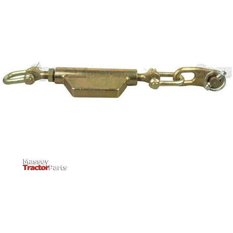 A Stabiliser Chain with a D-Shackle link, Ø13mm and Thread Ø16mm, Minimum Length: 431mm - 3/4 UNC (Sparex Part No. S.3318).
