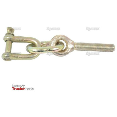 Here is a revised version of the sentence using the given product data:

A Check Chain with 3 links and Hole Ø, part of Massey Tractor Parts from Sparex (Sparex Part No. S.62497), against a white background.