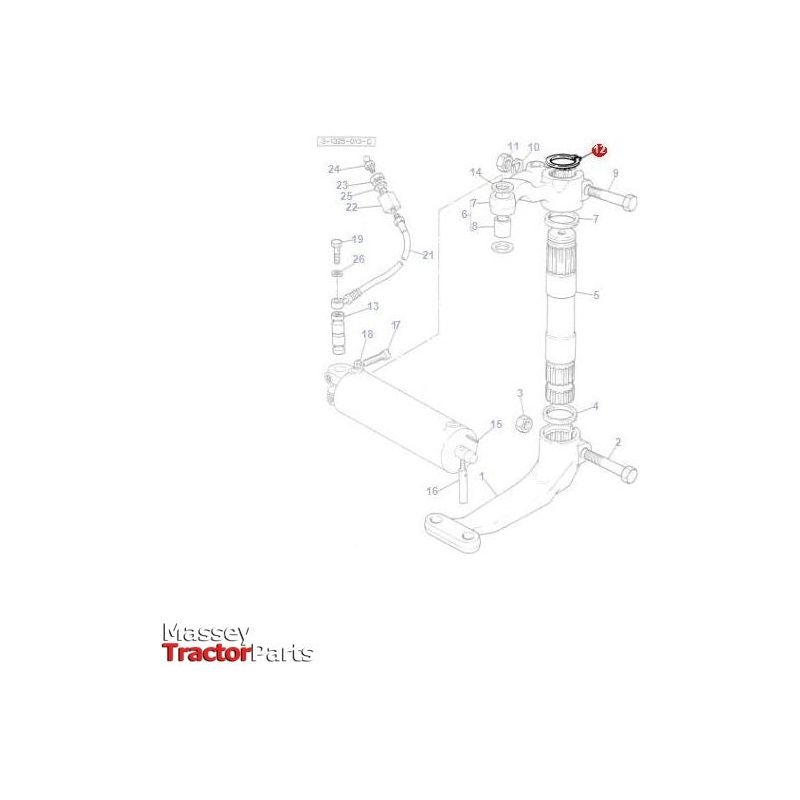 Massey Ferguson Circlip - 355917X1 | OEM | Massey Ferguson parts | Axles & Power Transmission-Massey Ferguson-Axles & Power Train,Circlips,Farming Parts,Front Axle & Steering,Hardware,Retaining Rings,Towing & Fasteners,Tractor Parts