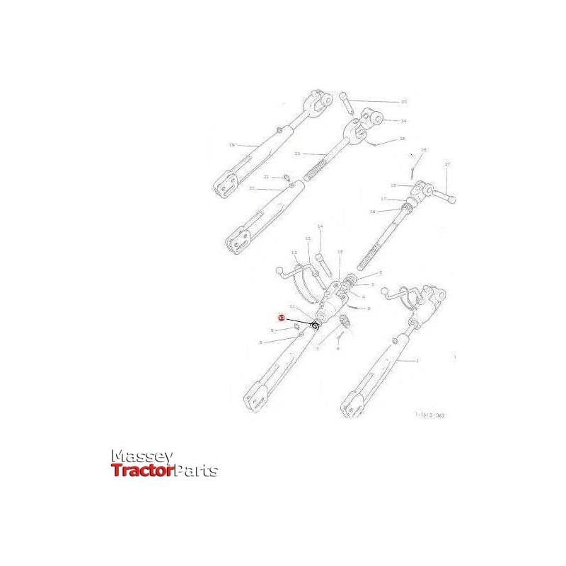 Massey Ferguson Circlip External 23mm - 352438X1 | OEM | Massey Ferguson parts | Linkage-Massey Ferguson-Circlips,Farming Parts,Hardware,Linkage,PTO & Linkage,Retaining Rings,Towing & Fasteners,Tractor Parts