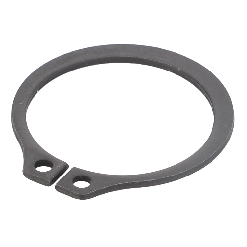 A Massey Ferguson - Circlip External 23mm (product code: 352438X1) from AGCO, featuring two small holes near the opening.