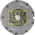 A Clutch Cover Assembly - S.145192 from Sparex, featuring several bolts and a central opening with metal prongs radiating from the center.