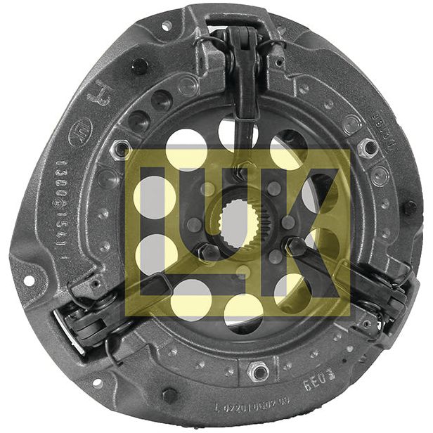 Close-up of a Sparex brand 300mm Clutch Cover Assembly (S.145232) showing intricate mechanical details and marked with the company's yellow and black logo in the center.