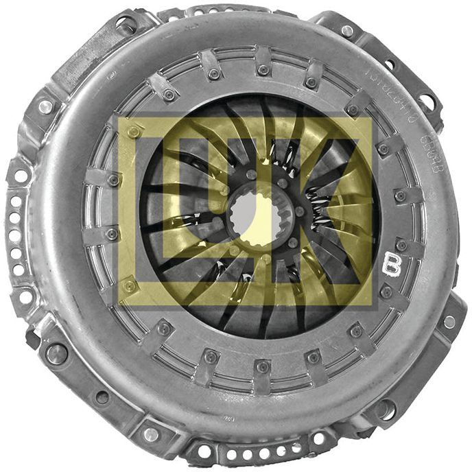 Image of a Sparex Clutch Cover Assembly - S.145252 featuring pressed steel components and a 310mm single cover with a central opening.