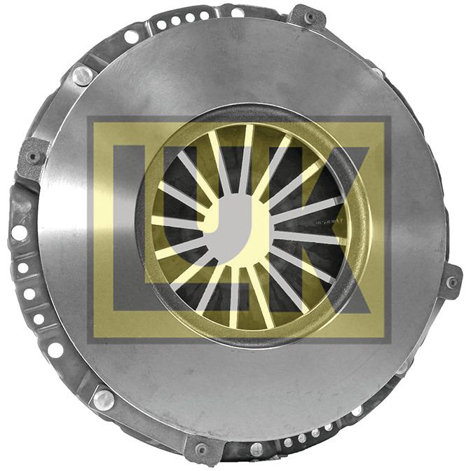 A Sparex-branded Clutch Cover Assembly - S.145271, showcasing a 330mm circular design with radial fins and mounting holes around the edge.