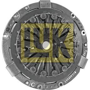 A close-up view of a circular mechanical component, identified as the Clutch Cover Assembly - S.145291, branded by Sparex, featuring a prominent yellow "LUK" logo overlaying the center.