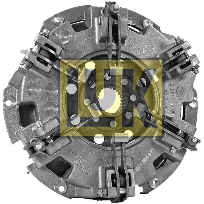 Close-up view of a metallic automotive clutch assembly with the brand logo "Sparex" prominently displayed in the center, featuring a dual cover design on the Clutch Cover Assembly - S.145333.