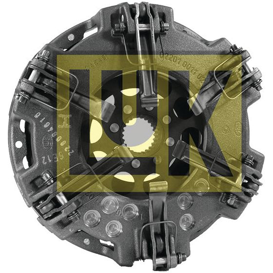 Close-up of a clutch cover assembly, product code S.145351, with a visible yellow "Sparex" logo overlayed on the image, highlighting the precision engineering behind the Sparex Clutch Cover Assembly.