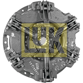 The Sparex Clutch Cover Assembly - S.145379 features a cerametallic disc, a cast iron housing, springs, and a pressure plate, making it an ideal mechanical component for manual transmission vehicles.