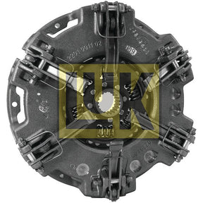 Close-up view of a car clutch pressure plate assembly with "Sparex" branding prominently displayed in the center, featuring a robust dual cover design, known as the Clutch Cover Assembly - S.145409.