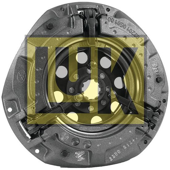 A Sparex-branded automotive clutch cover assembly kit, part number S.145423, is showcased with visible components. The image features a metallic clutch assembly and an Organic Captive Disc, accompanied by the yellow Sparex logo overlay.