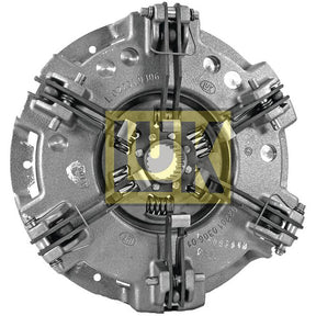 Close-up of a Clutch Cover Assembly - S.145435 featuring multiple springs and fasteners within a sturdy cast iron housing, with the Sparex brand logo prominently displayed in the center.
