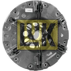The Clutch Cover Assembly - S.145454 by Sparex is a circular automotive component featuring intricate metal and spring elements, detailed machinery, and a 310mm cover size for optimal performance.