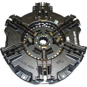 The Clutch Cover Assembly - S.145478 from Sparex is a mechanical clutch pressure plate with multiple springs and metal components, featuring a Cerametallic Captive Disc designed for use in a vehicle’s transmission system.