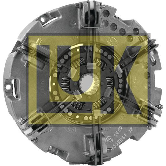 Close-up image of a Sparex Clutch Cover Assembly (Sparex Part No.S.145500) with the "LUK" logo overlaid, highlighting the Cerametallic Disc.