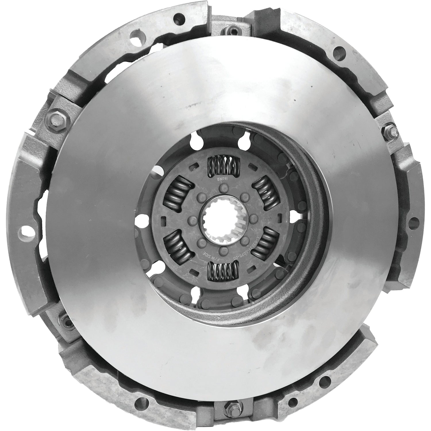 A close-up view of the Sparex Clutch Cover Assembly (S.156478), showcasing its metal automotive clutch disc, dual cover pressure plate, integrated springs, and bolt holes.