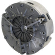 Close-up of a metallic automotive clutch assembly featuring a detailed arrangement of pressure plates, tension springs, and a central splined hub with the Sparex Clutch Cover Assembly - S.61932.