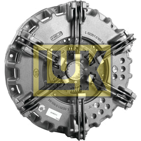 Close-up of a metallic automotive part, likely a clutch assembly with Cast Iron Housing, featuring "Sparex" prominently displayed in yellow over the center, identified as the Clutch Cover Assembly - S.72936.