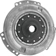 Close-up of the Sparex Clutch Damper - S.156492, a metal automotive flywheel component featuring uniformly spaced holes, gear teeth, and damper springs, showcasing intricate engineering.