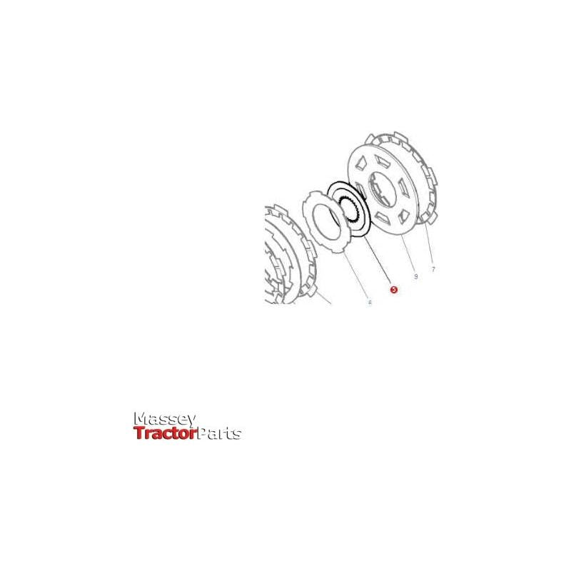 Massey Ferguson Clutch Disc - 3616745M2 | OEM | Massey Ferguson parts | Clutch Plates-Massey Ferguson-Axles & Power Train,Clutch Plates,Clutches & Flywheels,Farming Parts,Tractor Parts