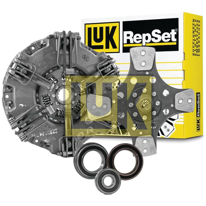 The Sparex Clutch Kit with Bearings (Sparex Part No. S.127097) includes a clutch disc, release bearing, pilot bearing, flywheel bearing, and an alignment tool. The box labeled "Sparex" is visible in the background.